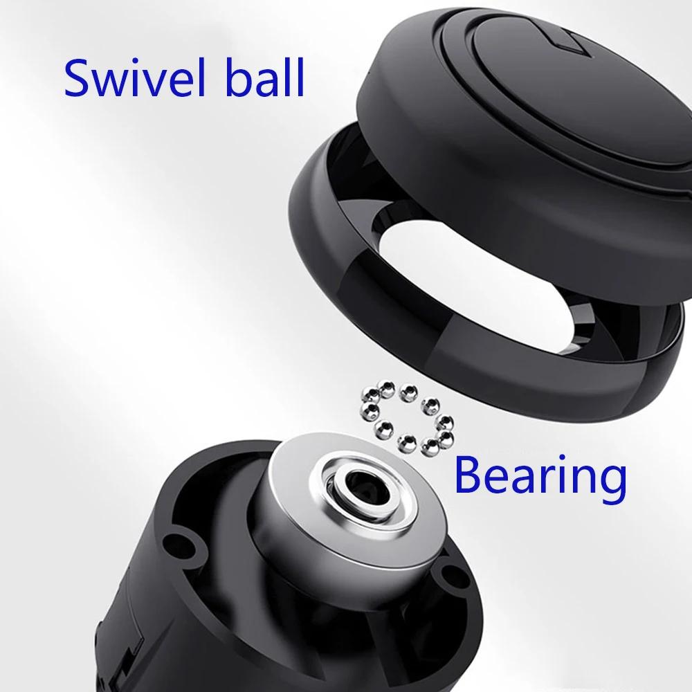 Knob Metal Bearing Power Handle Ball Shaped Turning Steering Wheel Booster 360° Rotation Spinner