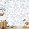 Hippie background wallpaper white and light gray for living room and bedroom 50x1000