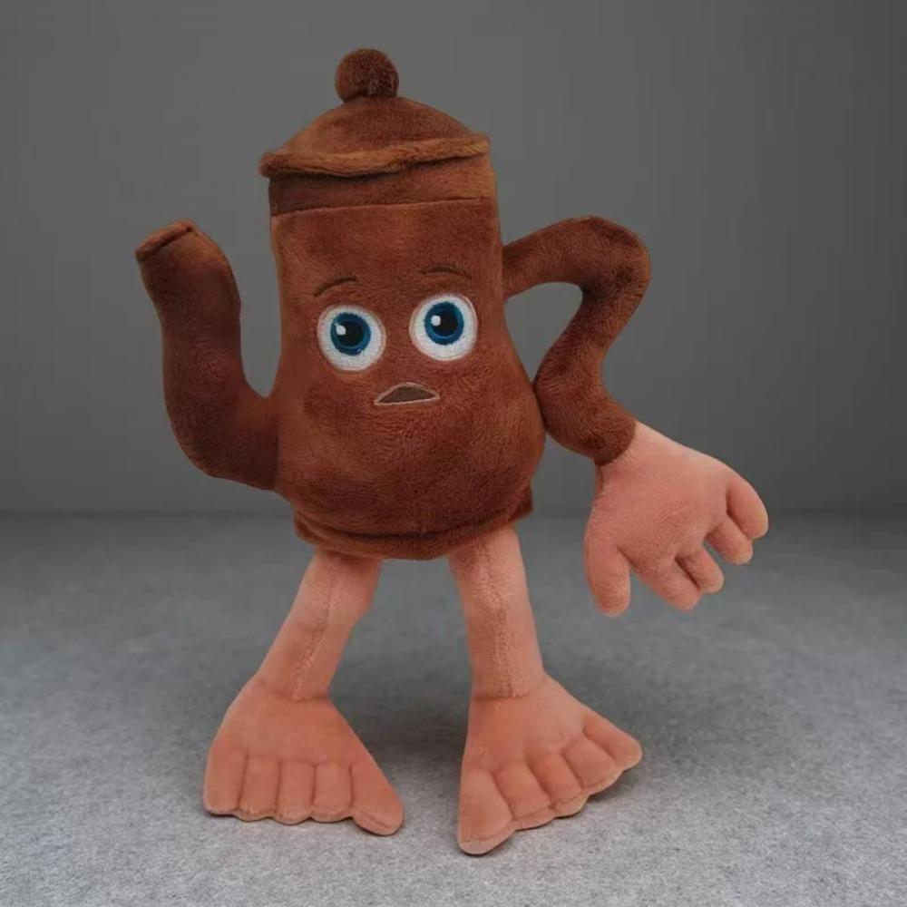 Anime Tung Tung Sahur Plyšové hračky Zvířata Šálek na kávu Vycpaná figurka Tralalero Tralala Žralok Plyšová panenka Merch Narozeninový Vánoční dárek