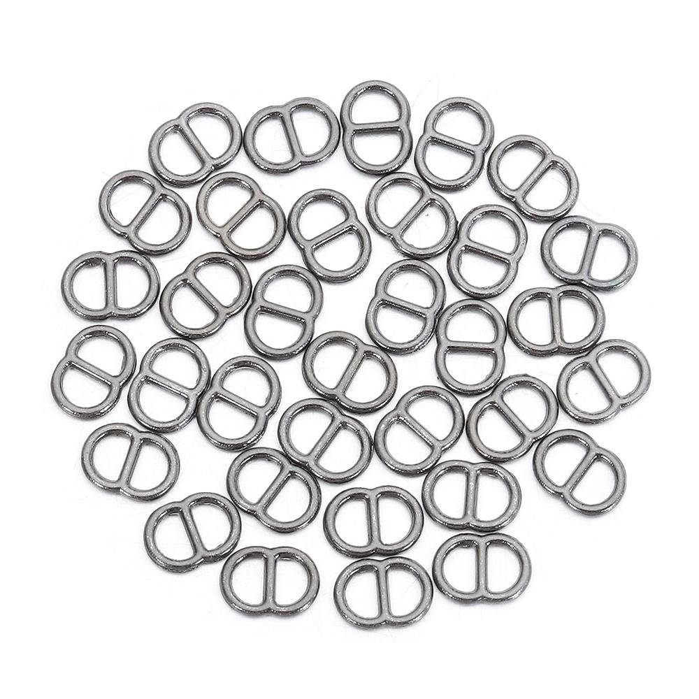 50pcs High Quality Newest Tri-glide Belt Buckle Mini DIY Bags Buckles 4mm Small Strap Buckles Buttons Shoes Accessories