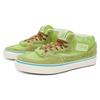 Vans Half Cab Round Toe Comfortable Stylish Wrap Mid-Top Skate Shoes Unisex Skate Shoes Green VN000CMUDTM