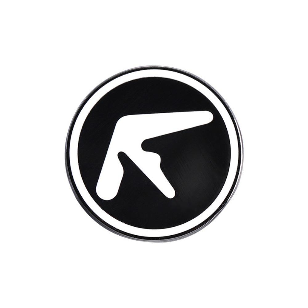 Mini Aphex Twin Logo Pin Copper Decorate Jewelry Memorable Clothing Accessories