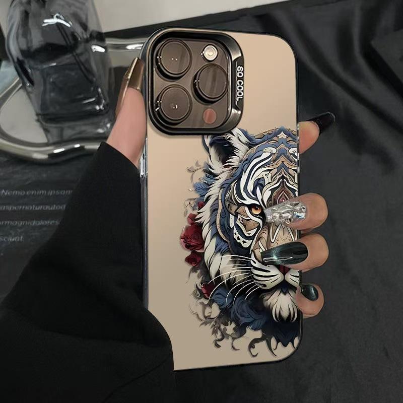 Guochao Tiger Is Suitable for Apple 16Promax Mobile Phone Case iPhone15Pro Advanced 14Pro New 17 Ideas