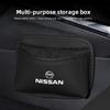 Multifunktionale Leder-Aufbewahrungsbox für das Auto für Nissan GTR NISMO Qashqai Patrol X-trail Tiida Navara Sylphy Juke Teana Skyline