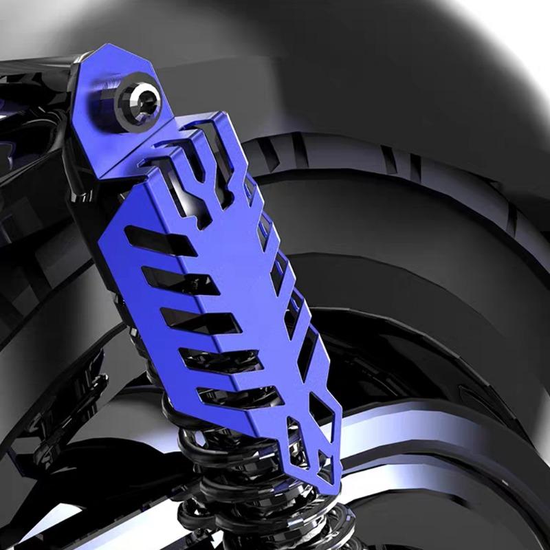 Motorcykel Elbil Lokomotiv Stötdämpare Skyddskåpa Aluminiumlegering Skydd Motorcykel Modifiering Tillbehör