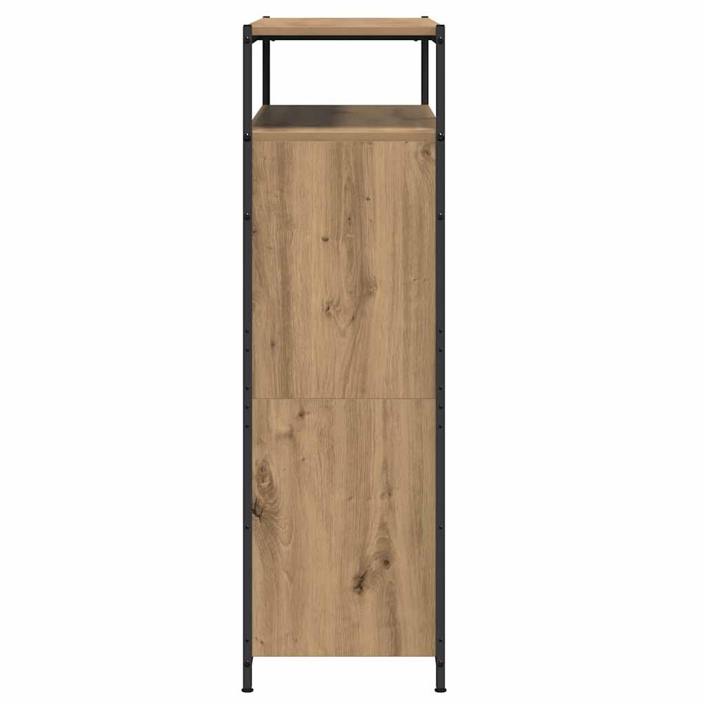 Shoe Cabinet Artisan Oak 100 X 34 X 112 Cm Particleboard