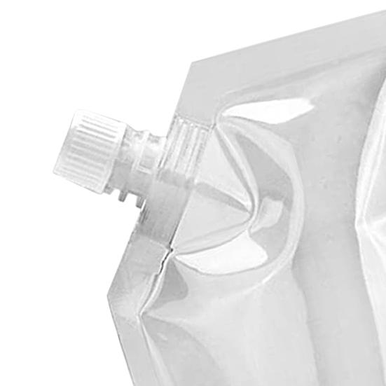 1 sada 350ML/500ML/200ML/100ML/1000ML Sáček na likér Potravinářské průhledné PET láhev na alkohol Skrytá pitná taška s nálevkou Kuchyňské nástroje