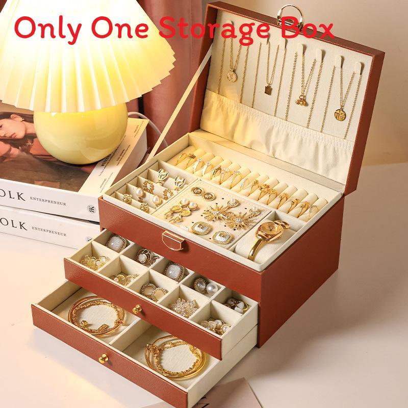Vintage Jewelry Box High End Exquisite Storage For Necklaces And Earrings For Gift Giving
