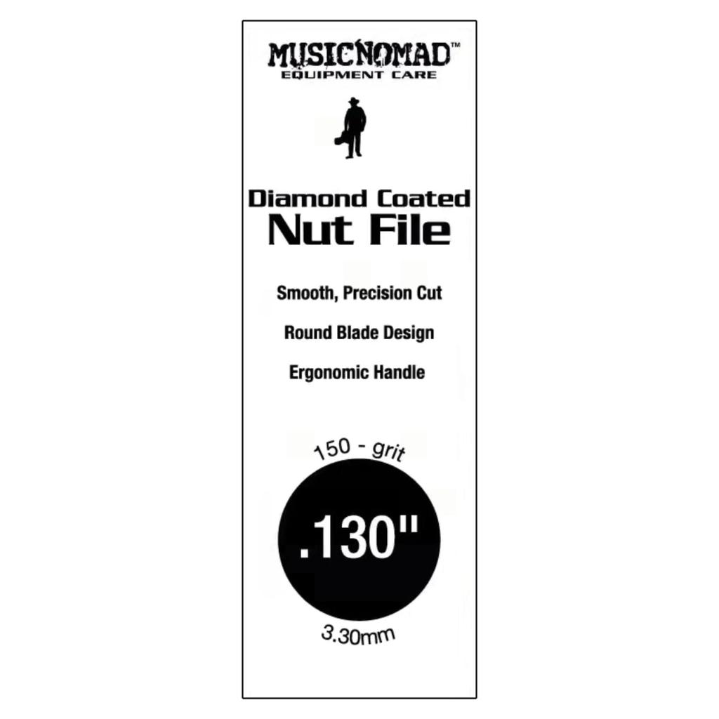 MUSIC NOMAD Diamond Coated Nut MN665 File, .130 Inch,