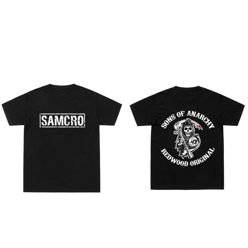 Satın alın Sons Of Anarchy Redwood Original Samcro Letter Logo Print T