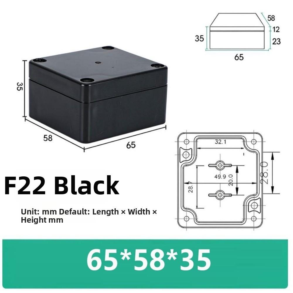 New Waterproof Outdoor Junction Box Transparent 10 Styles Enclosure Cover Plastic Electrical Project Boxes