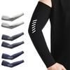 1Pair UPF50+ UV Protection Cooling Arm Sleeves Breathable Ice Silk Summer Sun Sleeves Outdoor Sports Cycling Fishing Men