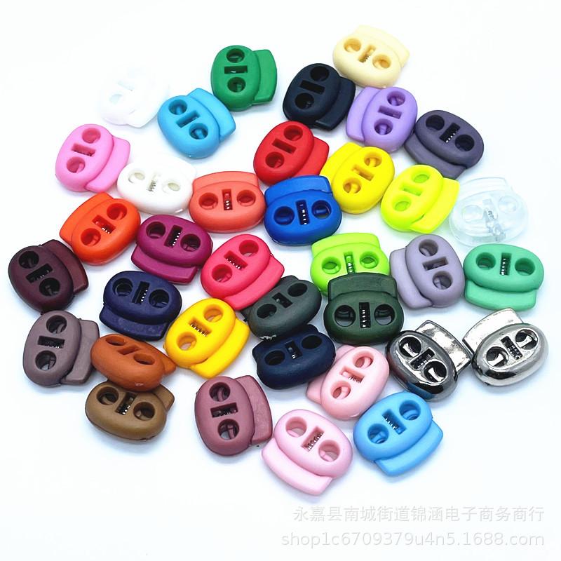 Spring Plastic Cord Lock for Clothing: Hoodie Hem, Shoelaces, Drawstrings, and Trouser Legs
