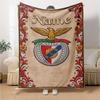 Custom Name Benfica Theme Printed Blanket Perfect For Couch Bed Travel Outdoor Use Machine Washable Cozy Durable