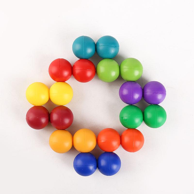 Colorful 3D Gravity Puzzle Ball - Magic Cube Decompression Toy
