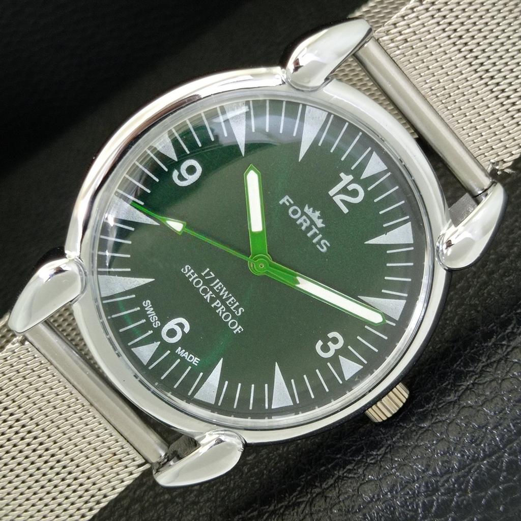 

ВИНТАЖНЫЕ ШВЕЙЦАРСКИЕ МУЖСКИЕ ЧАСЫ С РУЧНЫМ ЗАВОДОМ, ВОССТАНОВЛЕННЫЕ, ЦИФЕРБЛАТ ЗЕЛЕНОГО ЦВЕТА a700888-5 R205a-a700888