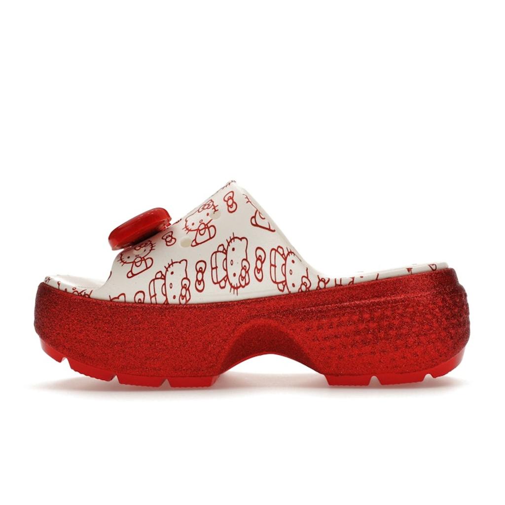 Crocs Hello Kitty X Stomp Slide 50th Anniversary Men Sneakers White 209815-100