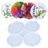 1 Piece,4 In 1 Mould, Coaster Mould, Crystal Epoxy Coaster Tray Mould, Onyx Crystal Cave Resin Mould, Office Home Decoration, Set
