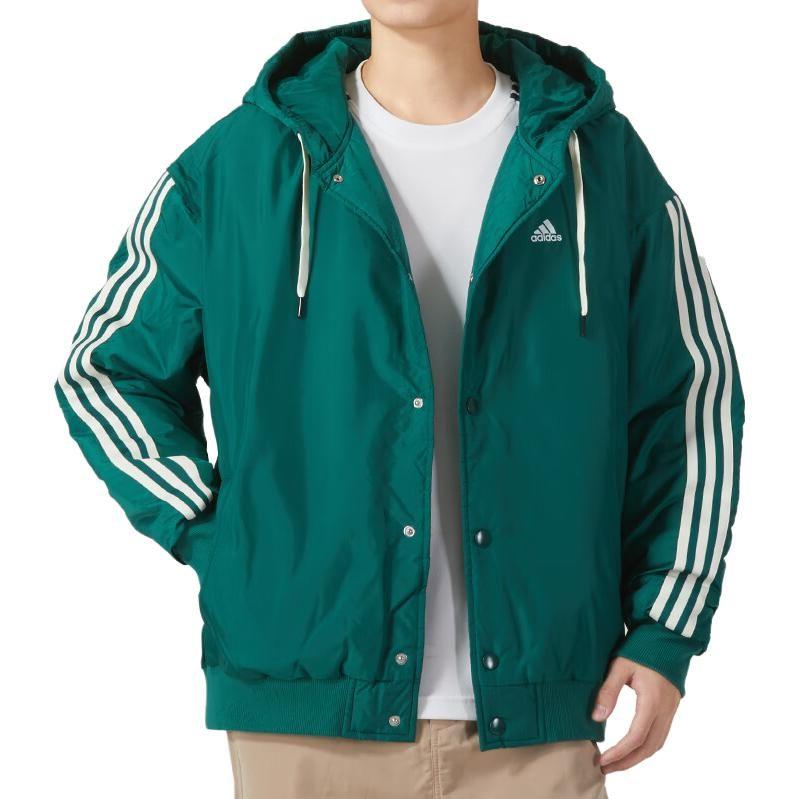 adidas Jackets Men's Green Hooded Moderate Other IK7667