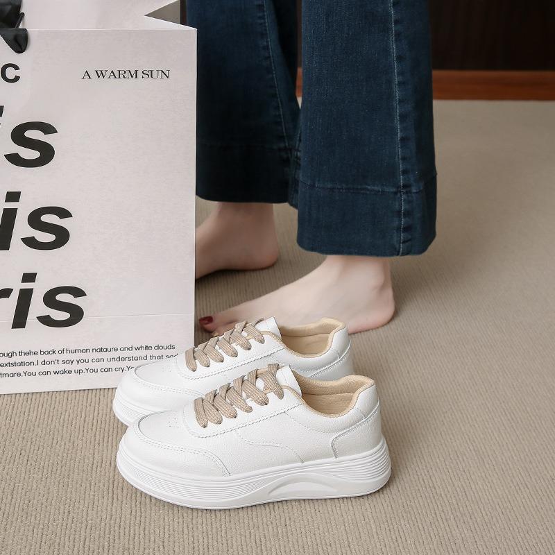 Autumn New Breathable Little White Shoes Female Students Platform Versatile Casual Sports Board Shoes 8