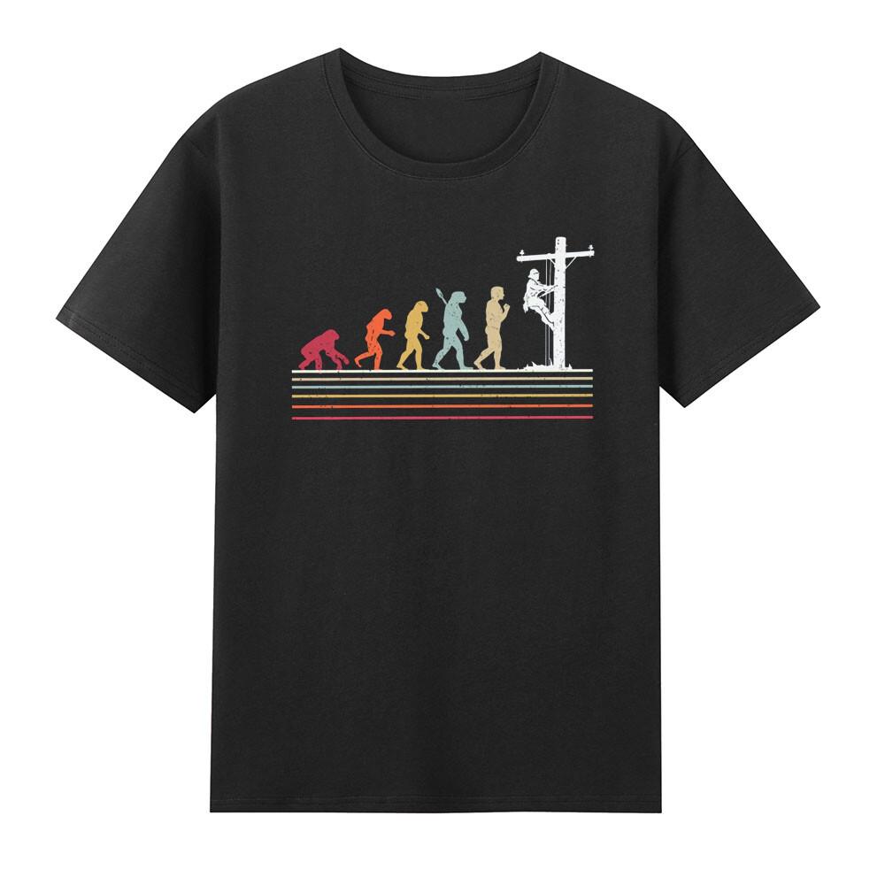 Evolution Of Power Lineunisex Humor Electric Electrician Lover Gifts Unisexs TShirt S