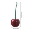 Toilet Bowl Brush Cherries Shape Ergonomic Design Safe Material Effective Cleaning