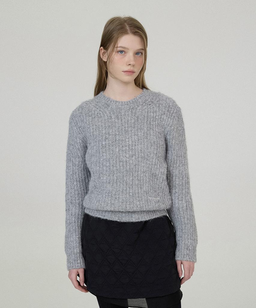 Sseomweeobeoteo Mone Wool Knit - Gray