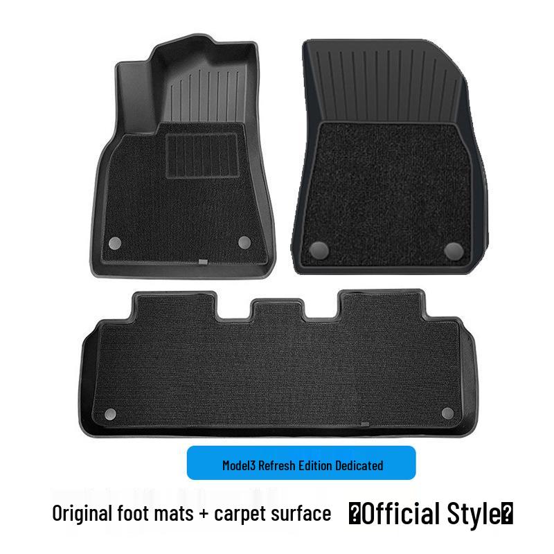 Custom TPE Floor and Trunk Mats for Tesla Model 3 & Y