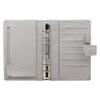 Filofax Classic Stitch Soft System Planner, Bible Size, Gray, 028526 (Genuine Imported Product)