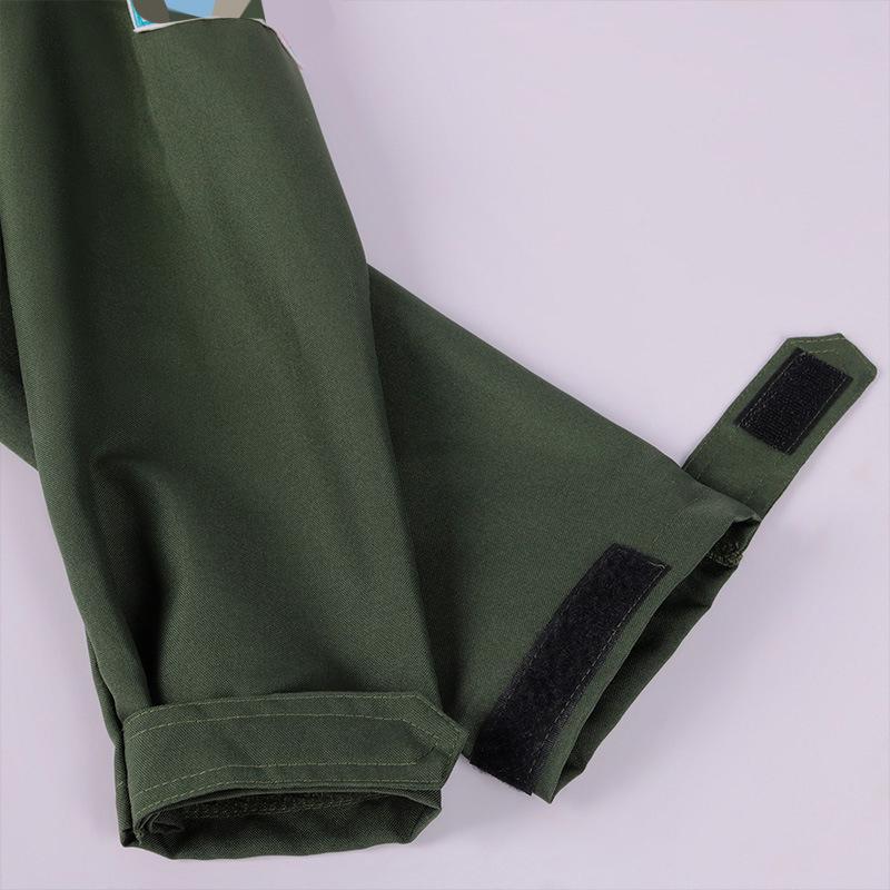 2025 Children's Military Green Pilot Cosplay Uniform for Stage Performance and Role-Playing