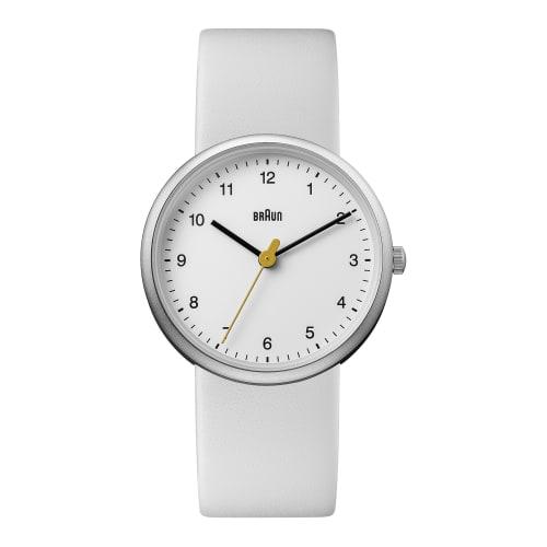 

Brown Women s All-Year Quartz Watch with Leather Strap, White, Size 11 (Model: BN0231WHWHLAL)