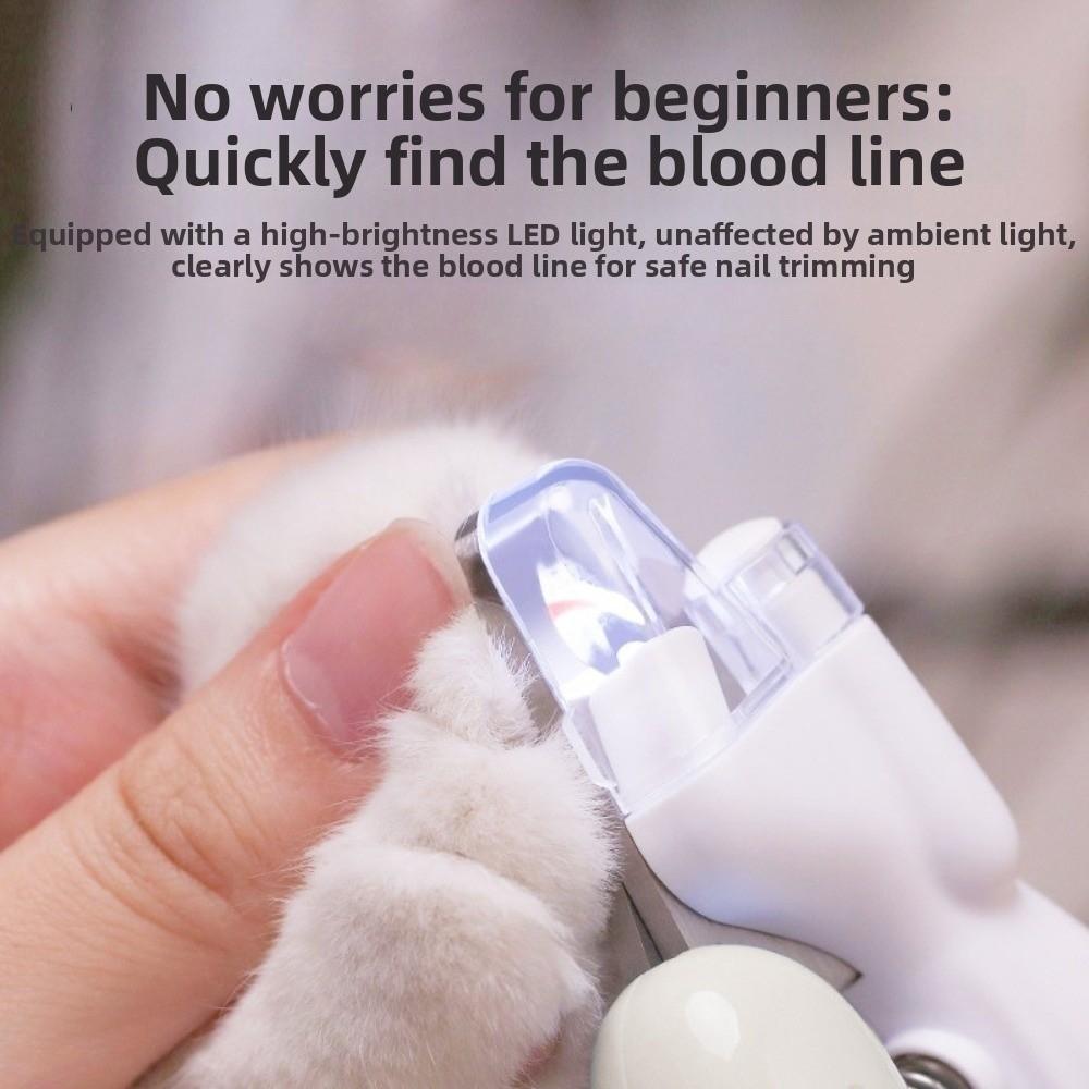 Multi-function Nail Trimmer Portable Claw Grooming Clippers Safe Nail Grinder For Small Animals
