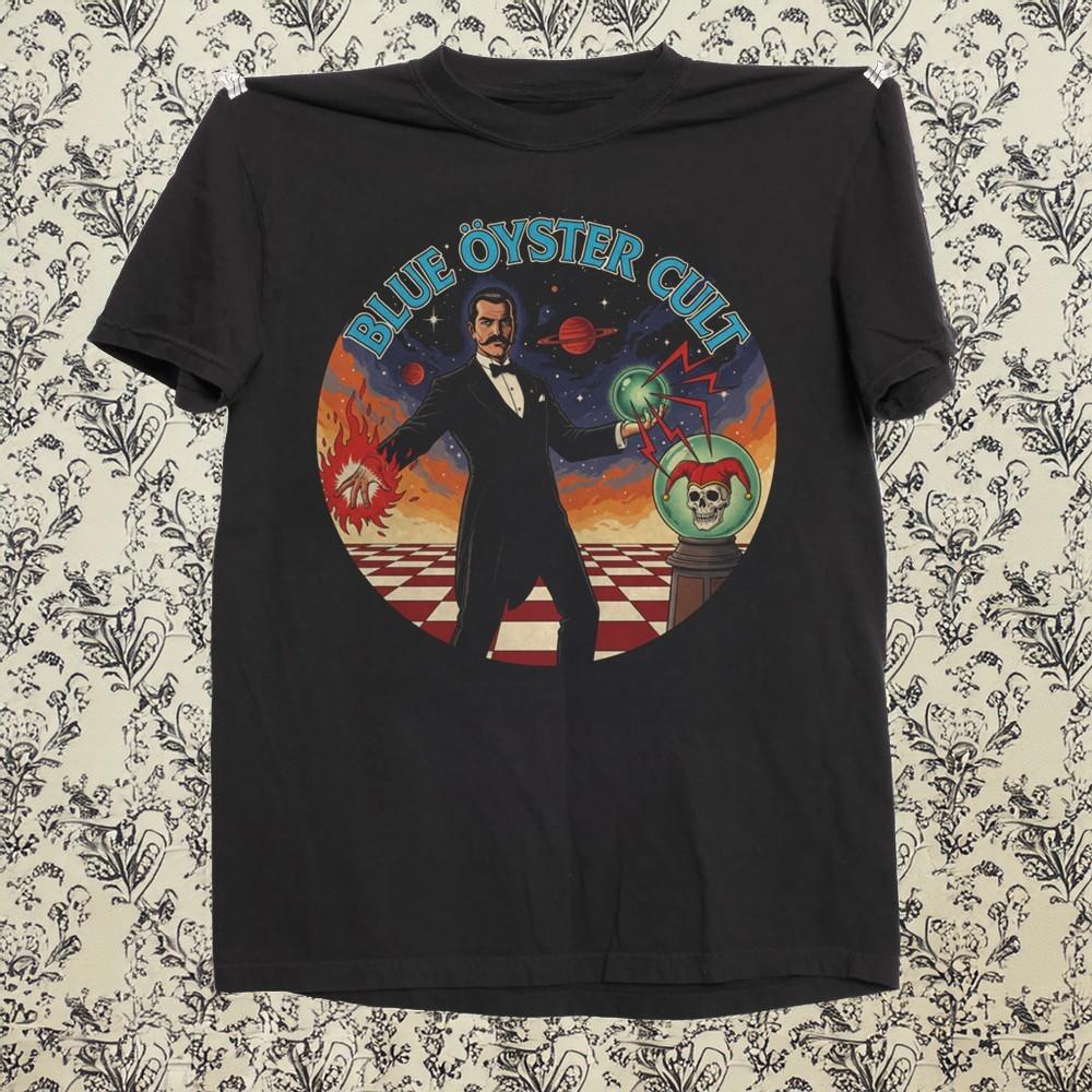 

Blue Öyster Cult Rock Band Shirt Black Unisex Tshirt Sizes S to 5XL Unisex T-Shirt XXL