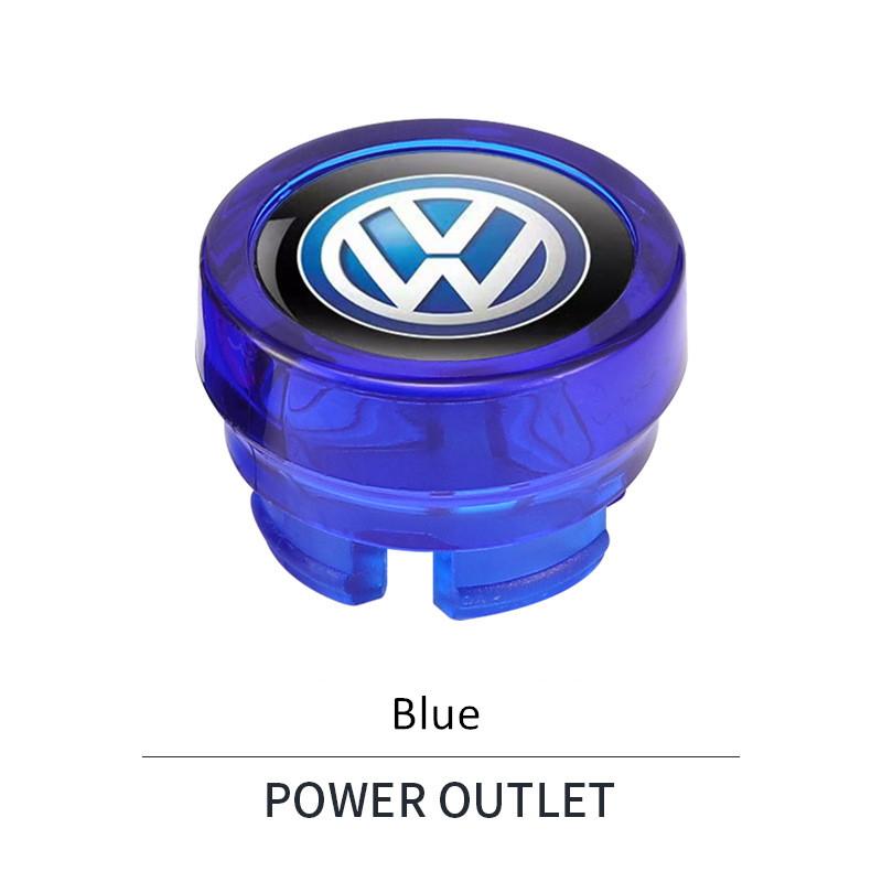 For VW Car Cigarette Lighter Dust Cover Dustproof Cap Plug Car Styling for VW Tiguan Polo Golf 7 Jetta Interior Mouldings XTKH-A325