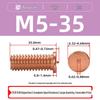 PT-M3M4M5M6M8 Copper-Plated Carbon Steel Projection Weld Studs and Screws