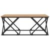 Artisan Oak Coffee Table 100 X 49 X 40 Cm Wood Based Material