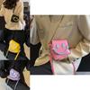Adorable Cartoon Smiley Face Crossbody Bag For Girls Trendy And Lightweight