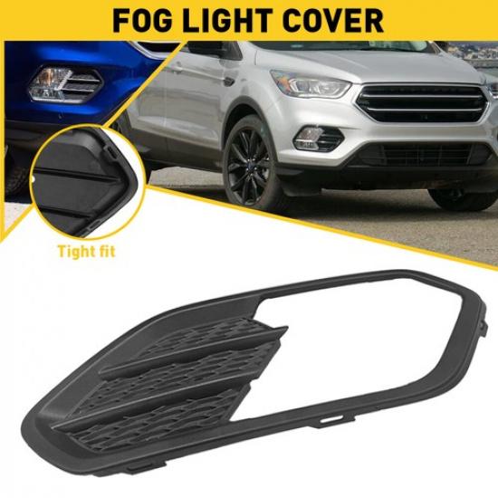 For Kuga 2017 Ford Escape 2018 Fog Light Lamp Cover Bezel Passenger Side US