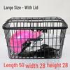 Heavy-Duty Enlarged Rear & Front Bicycle Carrier Basket