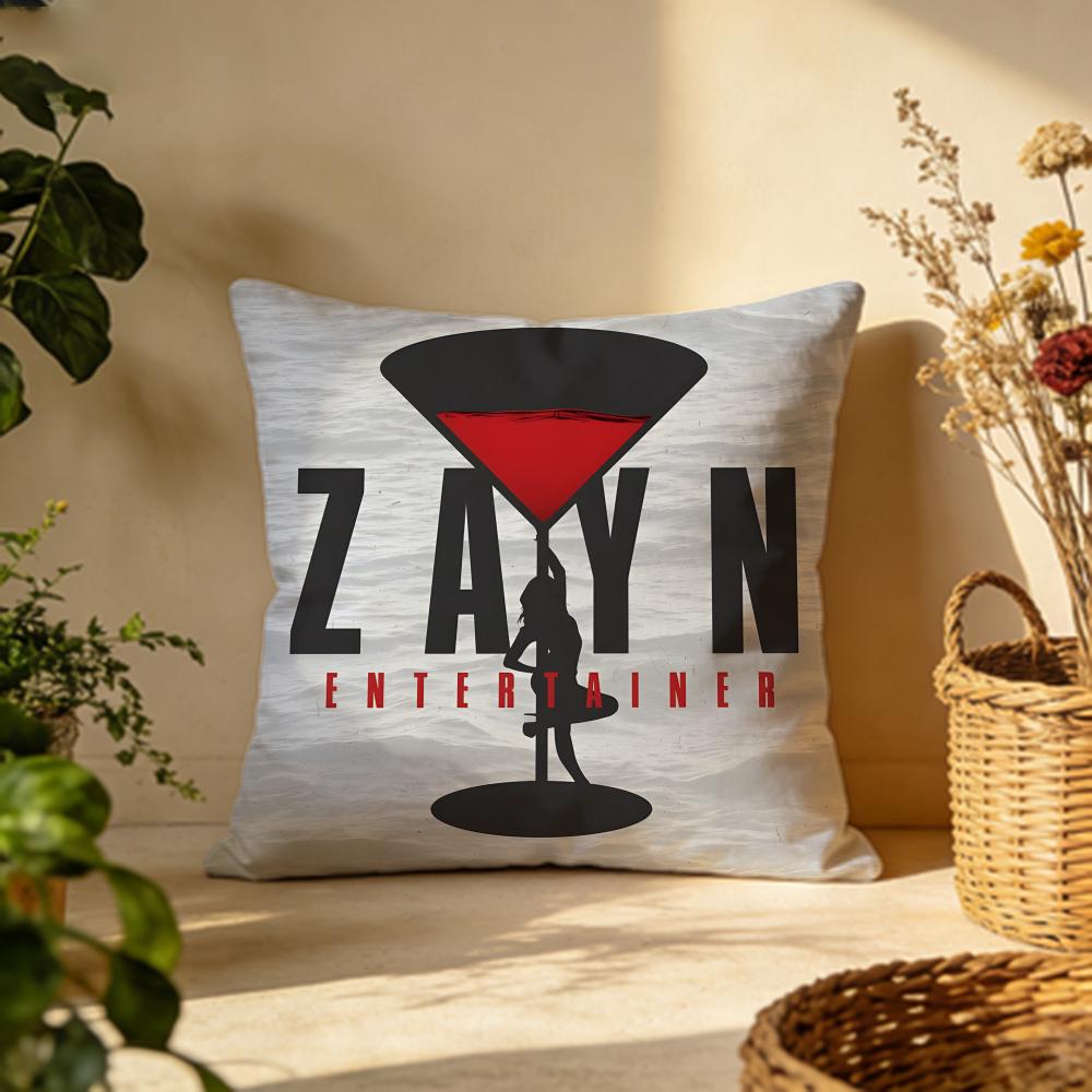 Popular ZZayn Malikes Cushion Cover Versatile DoubleSided Pillow Case Fit for Sofa Bed Car Daily Decor
