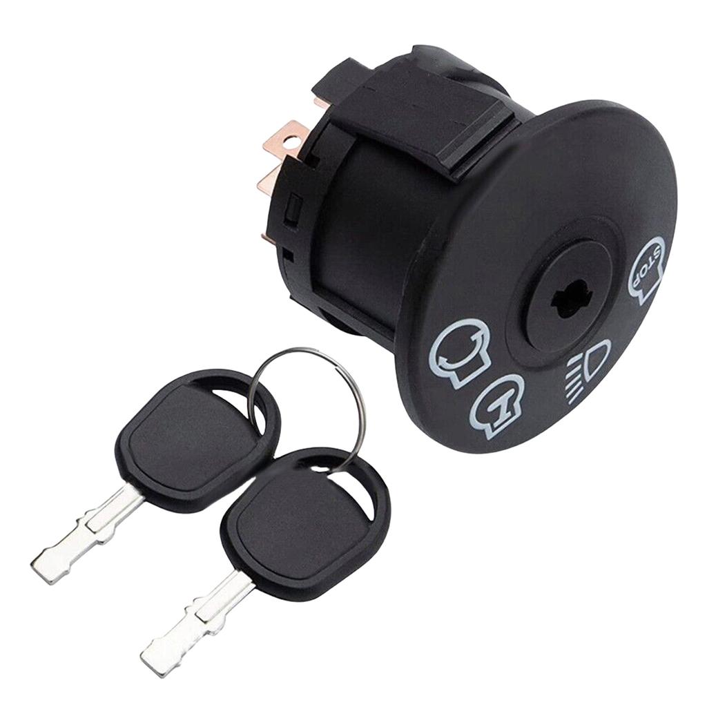 Universal Ignition Switches with Key for Zero Turn Mowers 3 Position 5 Terminal Power Switches Replacement Switches