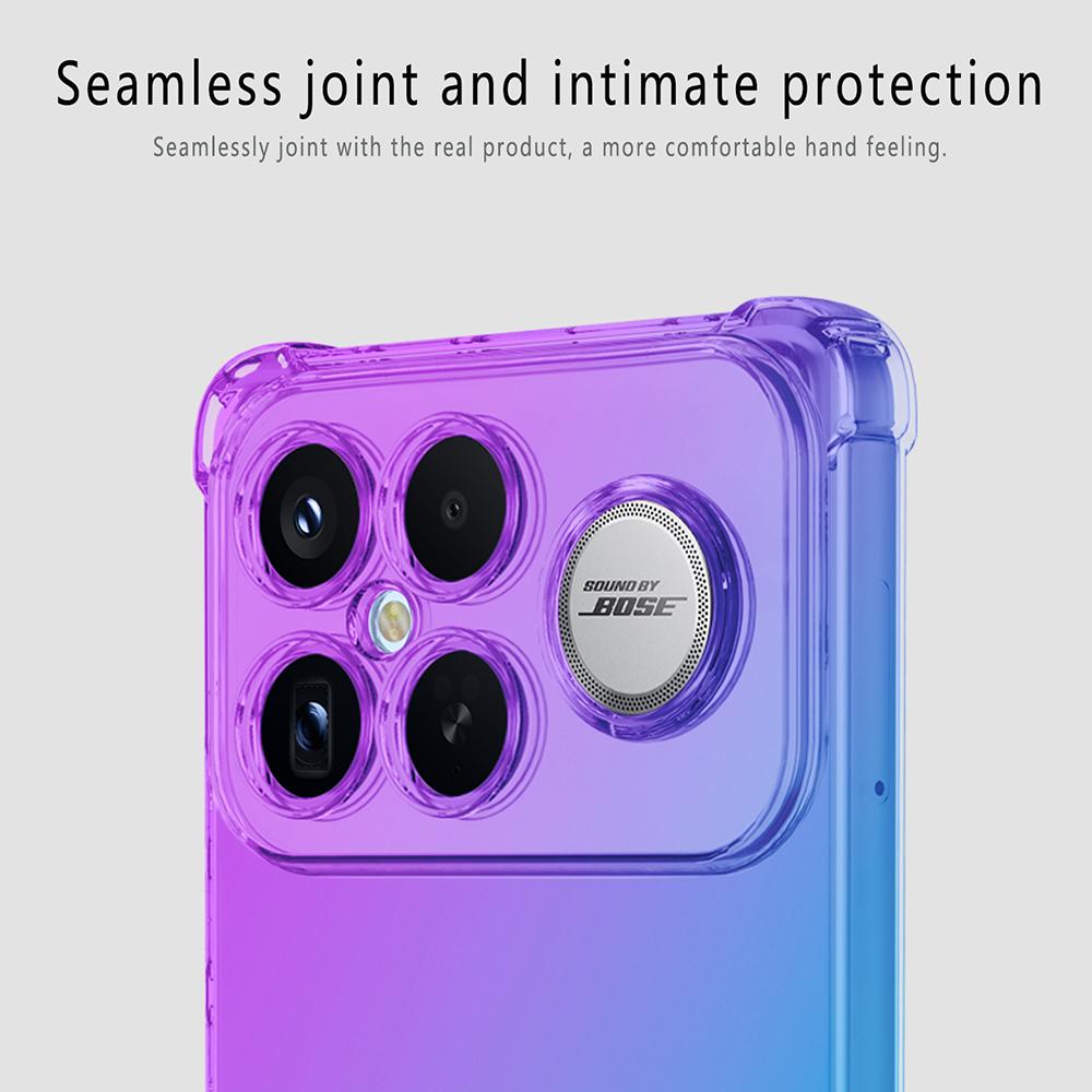 For Xiaomi Redmi K90 Pro Max 5G / Poco F8 Ultra Case Gradient Color TPU Anti-Drop Phone Cover