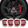 4Pcs 56mm Aluminum Alloy Car Wheel Center Sticker For Fiat Abarth 500e Panda Tipo FR Argo Freemont Viaggio Bravo Punto Doblo