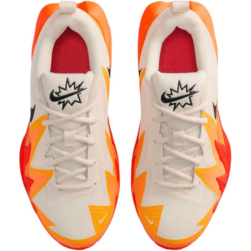 Nike St Dynamite Comfortable Fit Breathable Low Top Kids Basketball Shoes Unisex sneakers Beige Orange IH2308-100