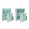 2Pcs Professional Haircutting Tools Assistant Anti-Static Hair Styling Limited Comb  Barbershop