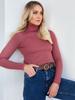 Women's High-Neck Knitted Pullover / Base Layer