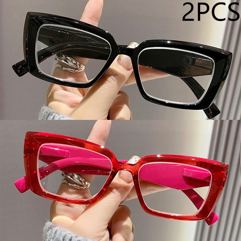 1/2/3PCS Cat-eye Reading Glasses Fashionable Simple Versatile For Middle-aged Elderly People 2319