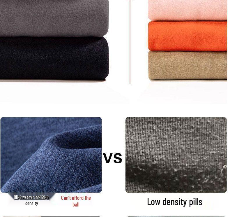 Men's Luxe Fleece-Lined Lambswool Thermal Set for Autumn-Winter