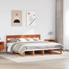 Vidaxl Łóżko Bez Materaca, Woskowy Brąz, 200X200 Cm, Drewno Sosnowe