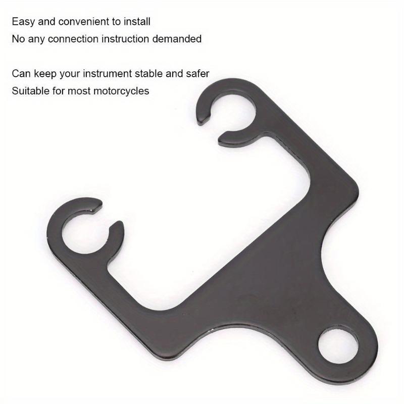 Universal Motorcycle Scooter Instrument Speedometer Mount Odometer Tachometer Fixing Gauge Iron Bracket Holder